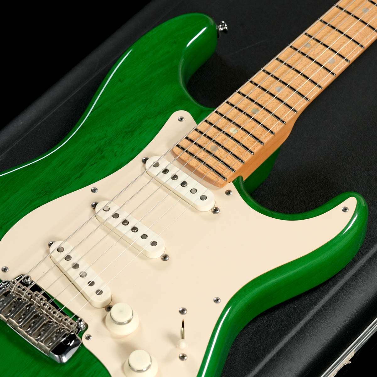 FREEDOM CUSTOM GUITAR RESEARCH STタイプ FREEDOM CUSTOM GUITAR RESEARCH CUSTOM ORDER ST See Through Green