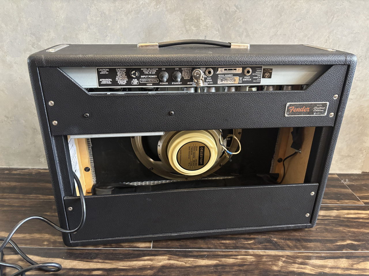 Fender '68 Deluxe Reverb Pine Neo FSR w/ Celestion Neo Creamback