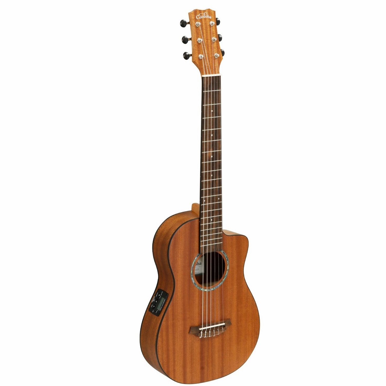 Cordoba Mini Ⅱ MH アコースティックミニギター ケース付き Cordoba MINI II MH-CE 《トラベルナイロンギター》【Webショップ限定