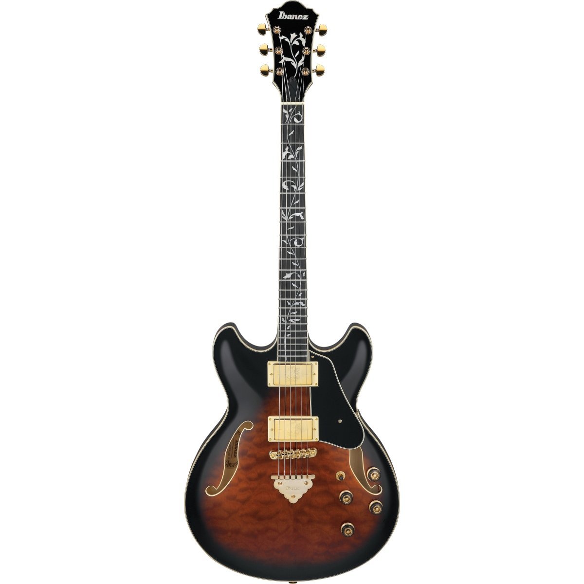 Ibanez Artcore Expressionist AS93QMSP DBS (Dark Brown