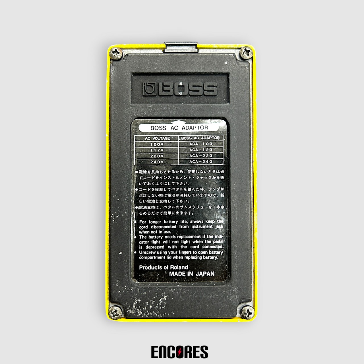 BOSS OD-1 OverDrive 初期 RC3403ADB 銀ネジ BOSS OD-1 OverDrive 初期 RC3403ADB 銀ネジ オーバードライブ