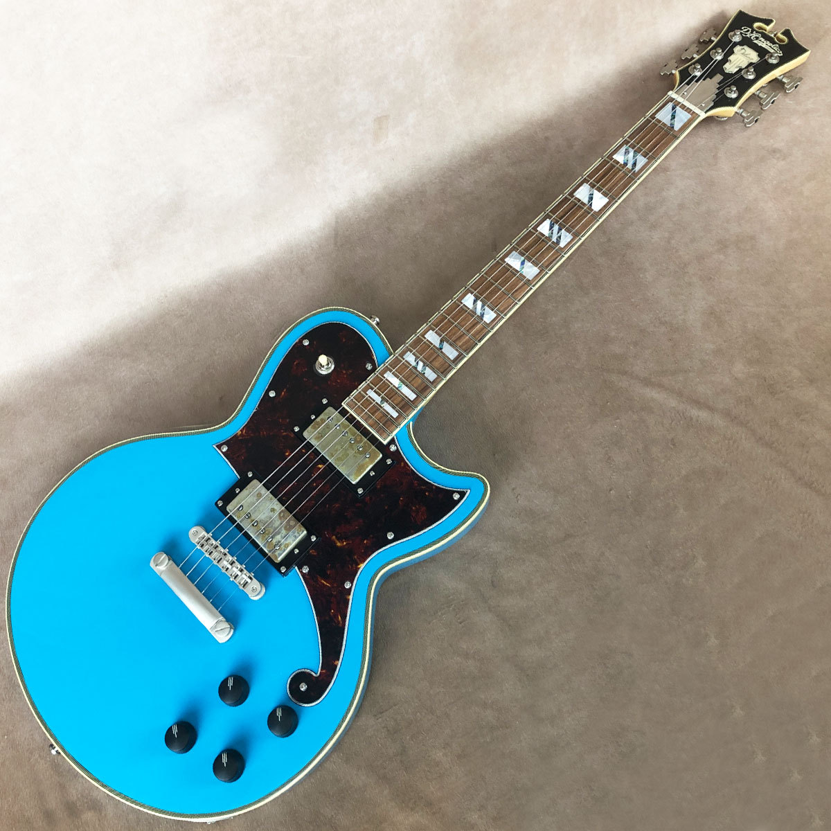 wow123 D'Angelico Deluxe Atlantic新同美品 D'Angelico Deluxe Atlantic Niederauer, Sonic Blue【WEBSHOP在庫