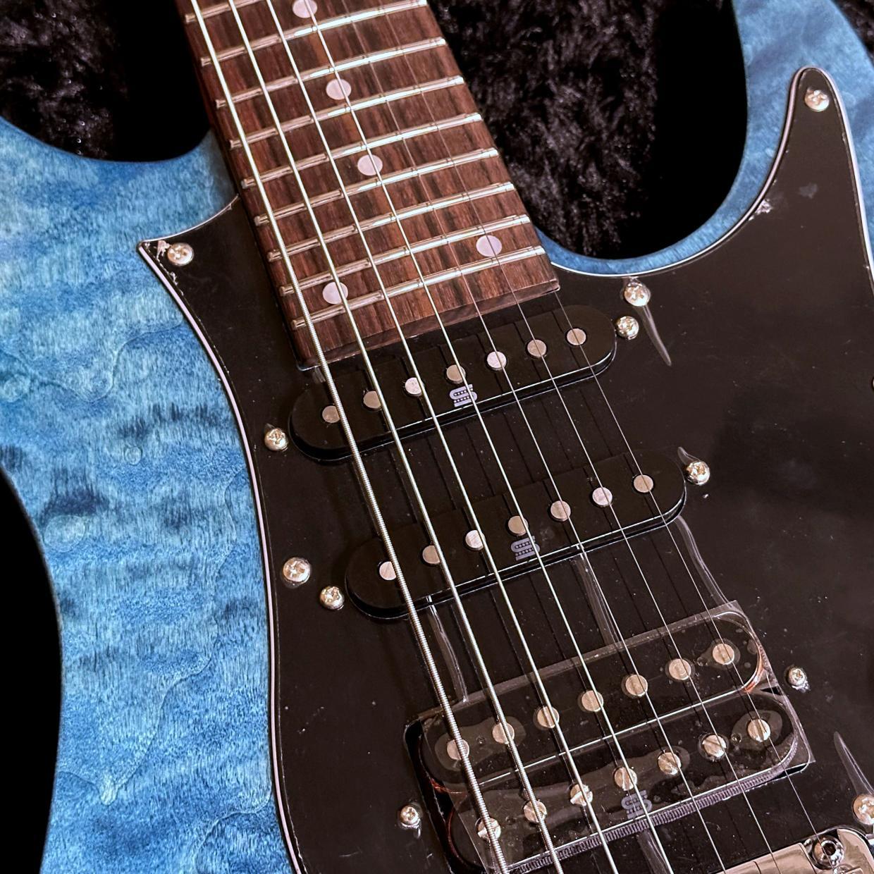 Ibanez Premium AZ447P1QM-COB (Cosmic Blue) 【특가】【미전시 보관】【7현】 사진 4