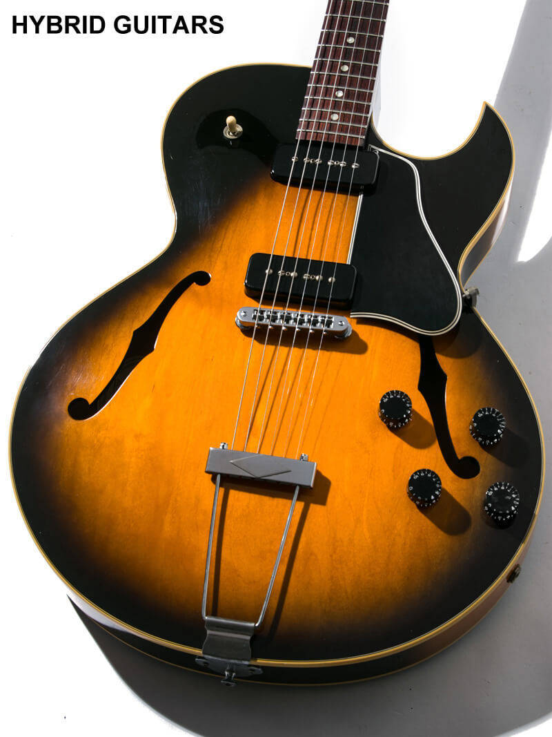 Gibson ES-135 エボニー ネックリシェイプ済み ナッシュビル製 Gibson ES-135 Flame Neck Sunburst 1999（中古）【楽器検索デジマート】