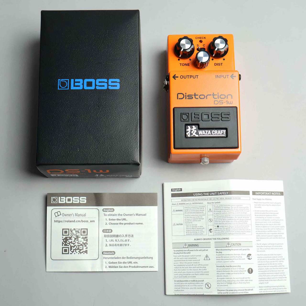 BOSS DS-1W ディストーション 技クラフト WAZA CRAFT 【中古