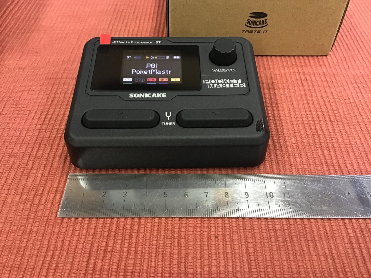 新品同様　SONICAKE　POCKET MASTER　人気商品 SONICAKE Pocket Master / Black ソニケーキ [QME-10BK