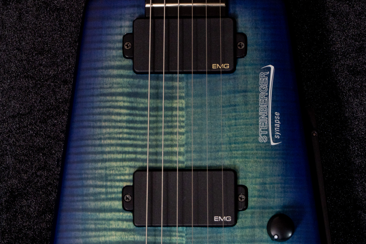 Steinberger Synapse SS-2F Custom Transparent Blue 2009 2.935kg