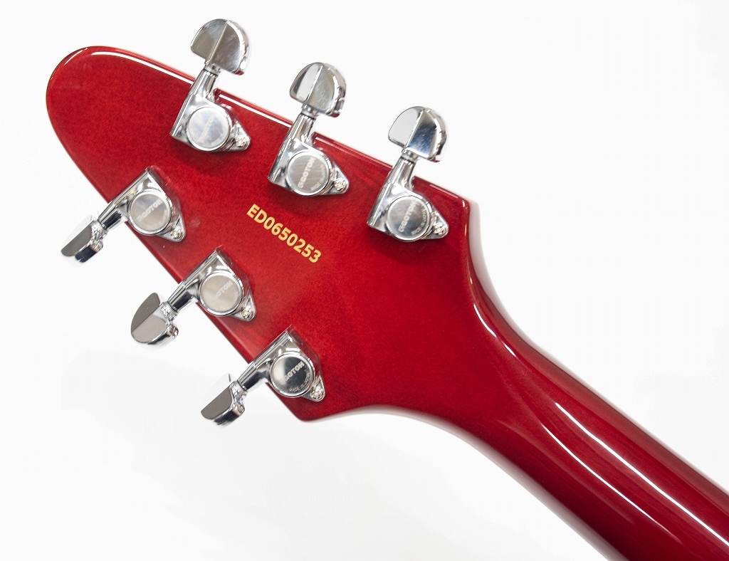 美品！　EDWARDS エレキギター 赤 V型 EDWARDS EDWARDS E-FV-LTD Cherry（新品特価/送料無料）【楽器