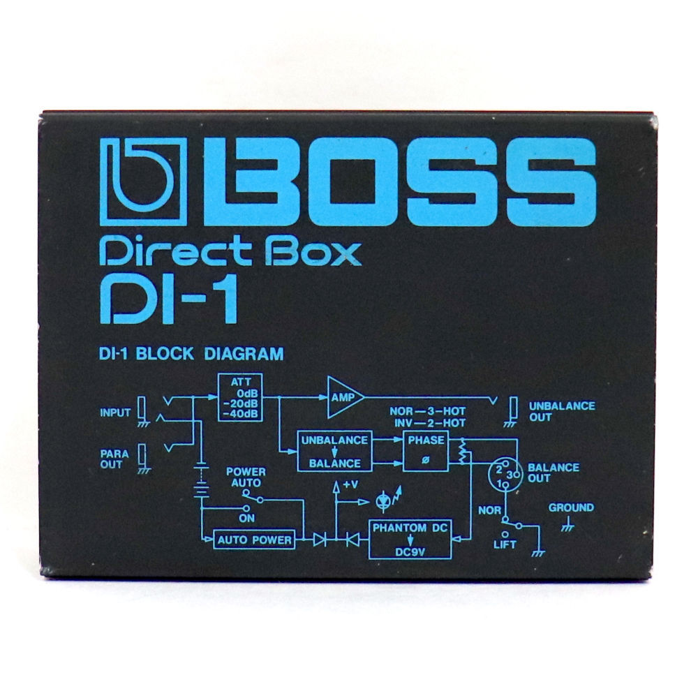 BOSS direct box DI-1　ギターエフェクター　中古美品 BOSS ボス DI-1 Direct Box < Used / 中古品 > | ワタナベ楽器店