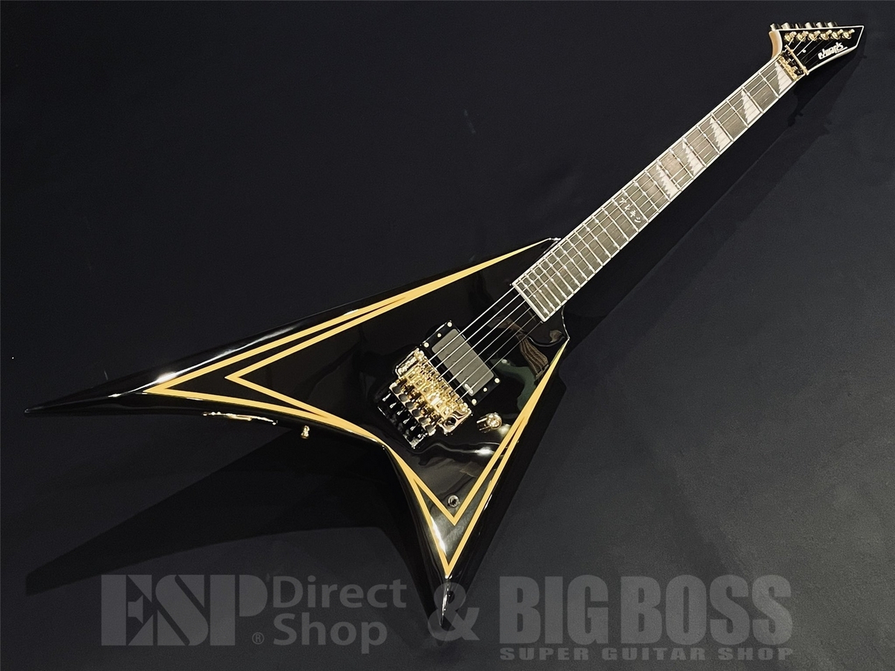 EDWARDS E-ALEXI KATAKANA / Black with Yellow Pinstripe（新品/送料