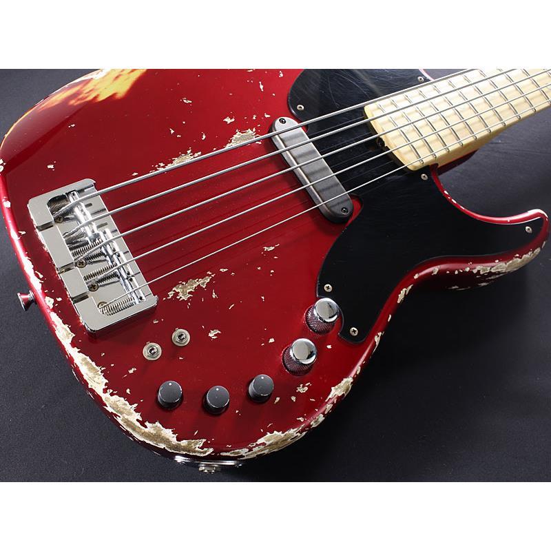Xotic XTB-1T 5st (Dark Candy Apple Red/ASH/M) [Lacquer Heavy Aged