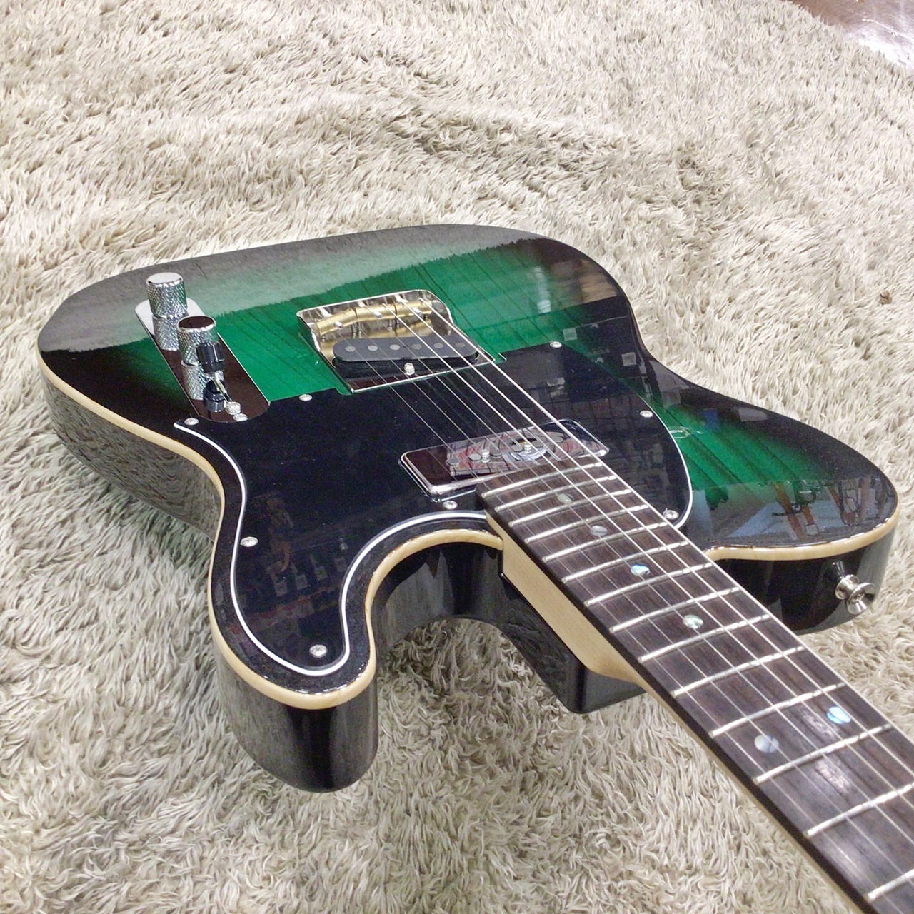 Psychederhythm Standard-T Limited / Burn Green Black Metallic Burst  【限定品】（新品/送料無料）【楽器検索デジマート】