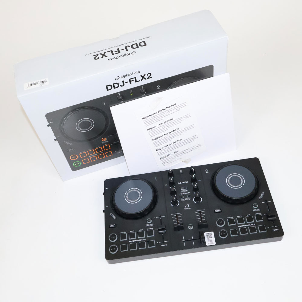 【中古】AlphaTheta DDJ-FLX2 DJコントローラー AlphaTheta DDJ-FLX2 Compact Beginner 2-Channel Serato