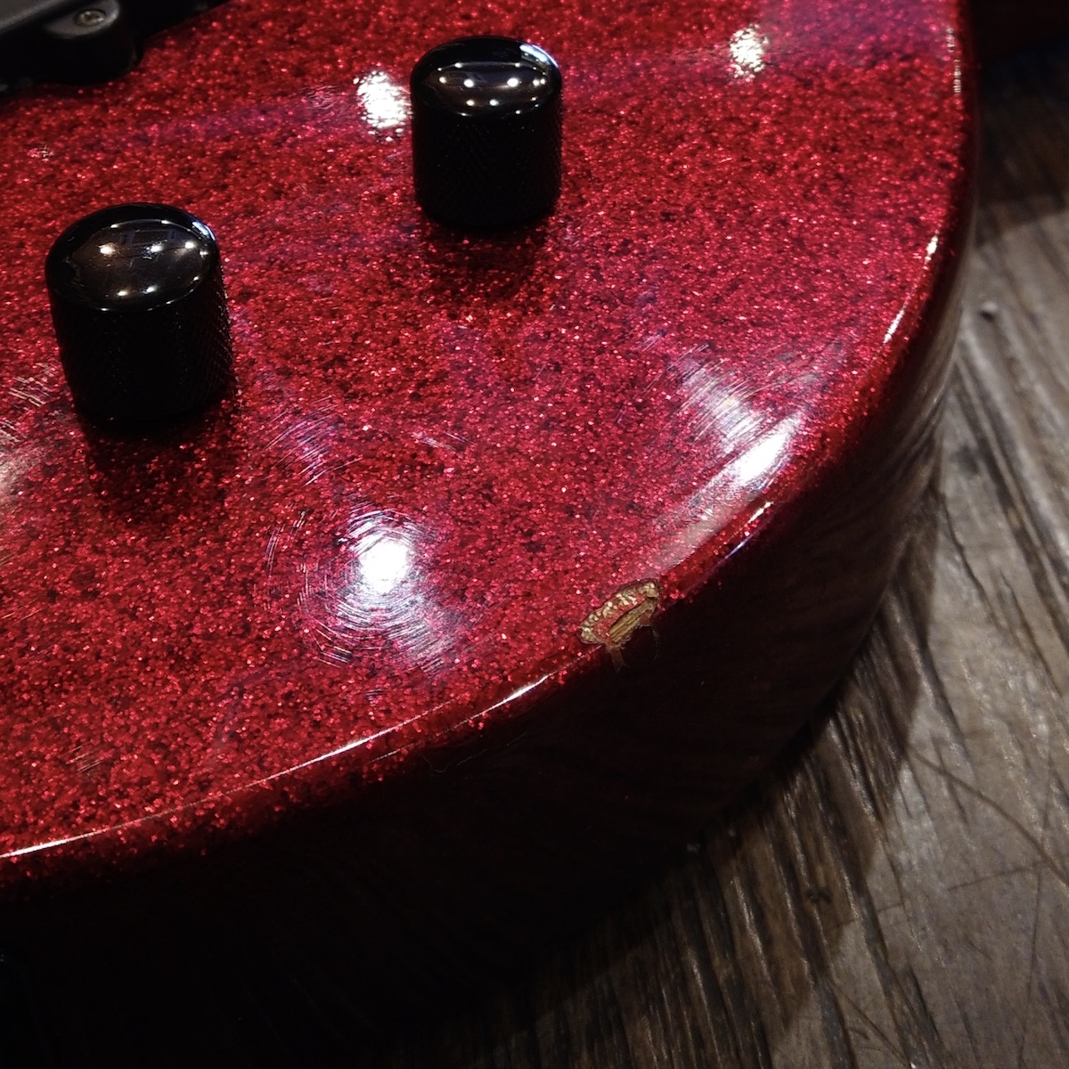 ■EDWARDS LUNA SEA J E-J-85TM GLITTER EDWARDS E-J-85TM LUNA SEA Jモデル Electric Bass（中古/送料