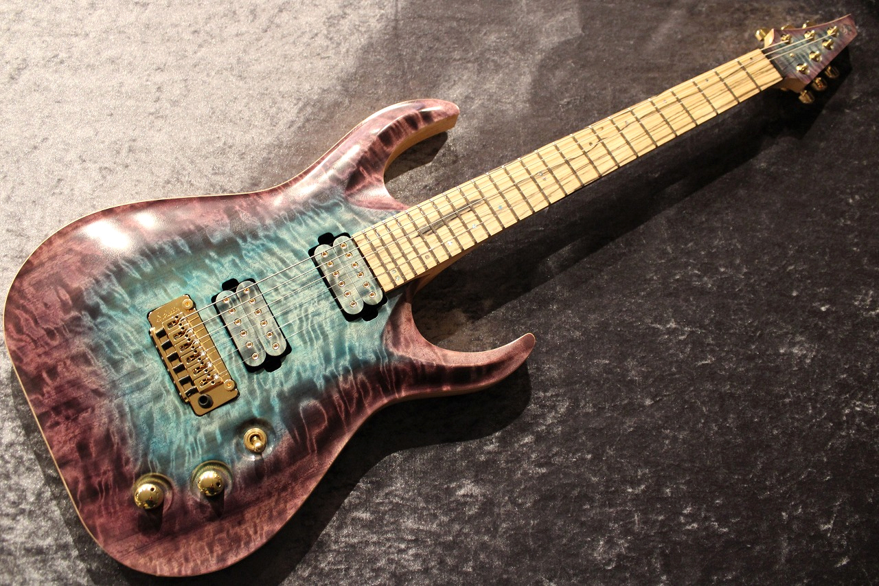 STK Guitars Custom Order STK S1.Carved -Blue Reef- 【日本初上陸