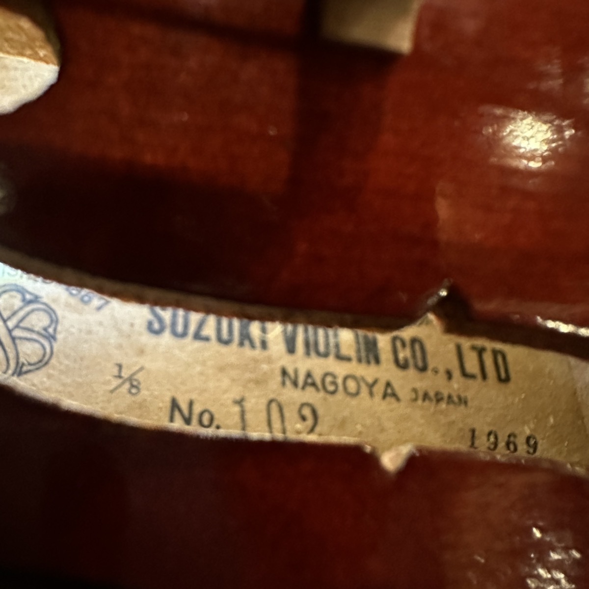 Suzuki No.102 1/8 1969年 Violin（中古/送料無料）【楽器検索デジマート】
