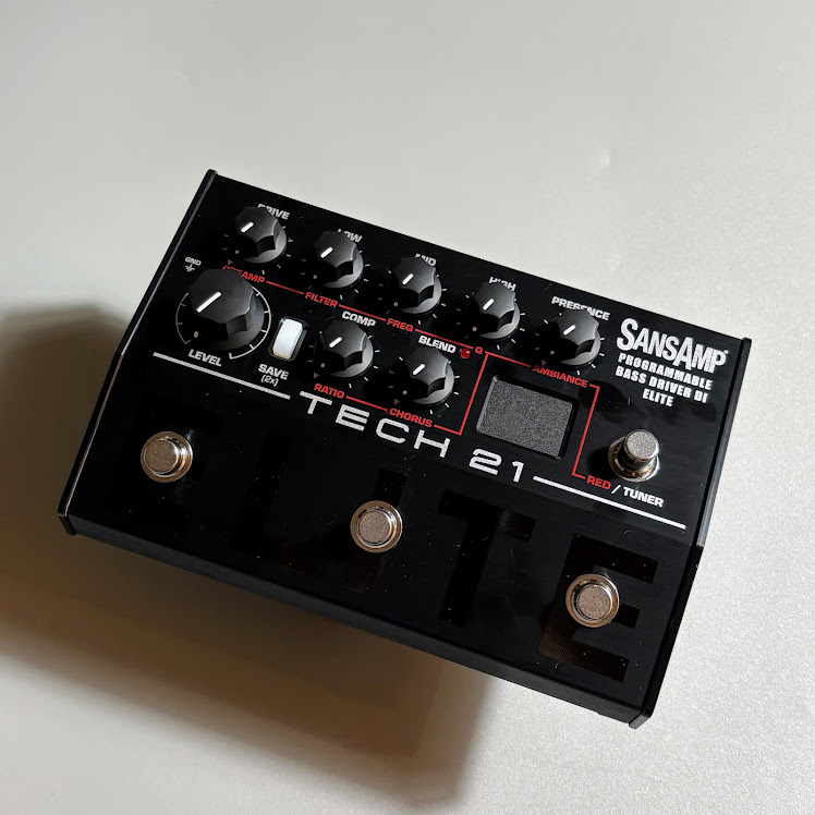 TECH21 SANSAMP ベース用プリアンプ エフェクター TECH21 Sansamp