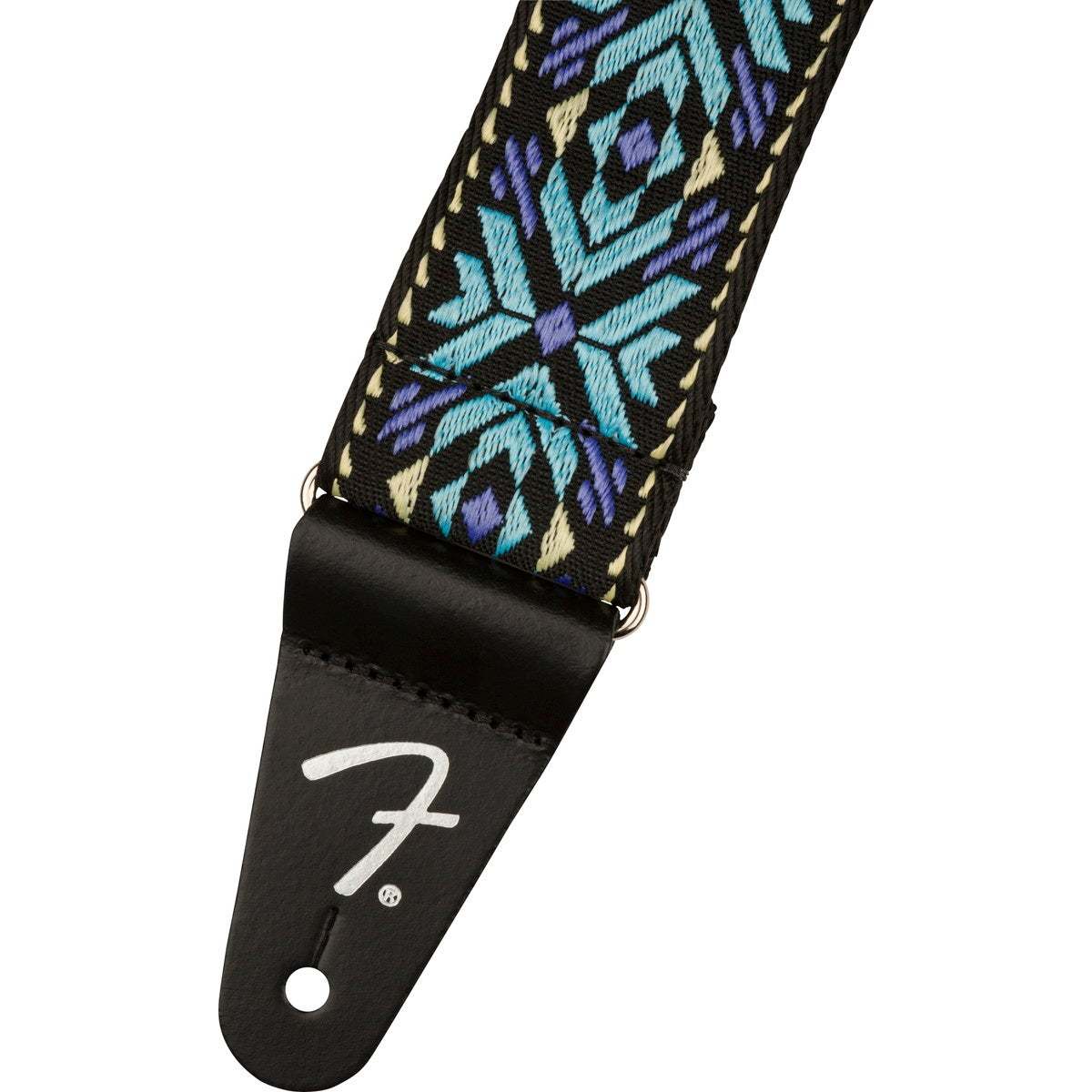 Fender Pasadena Woven Strap Blue Snowflake 2” フェンダー ギター