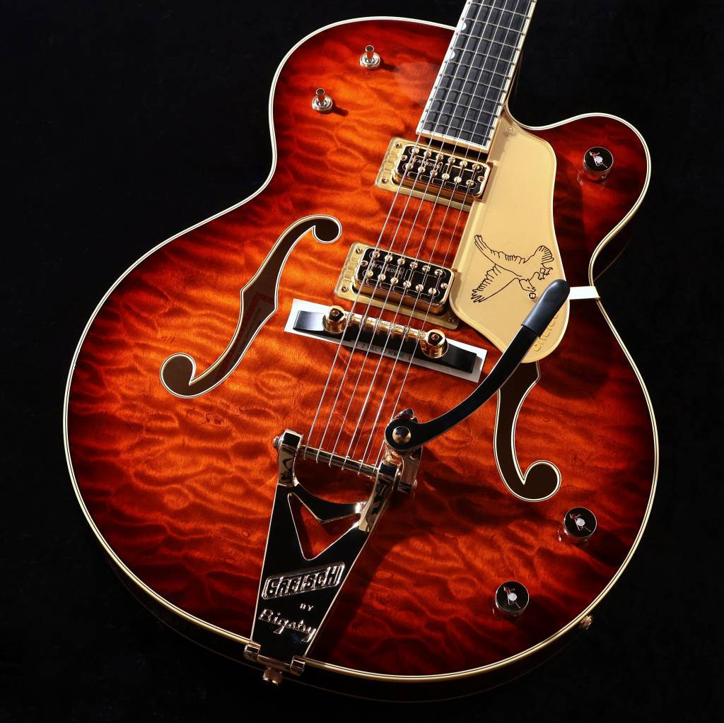 ジョージジェンセン ダマスク プレイスマット 2枚セット ゴールドレッド 未使用 Gretsch G6136TGQM-59 Limited Edition Quilt Classic Falcon with