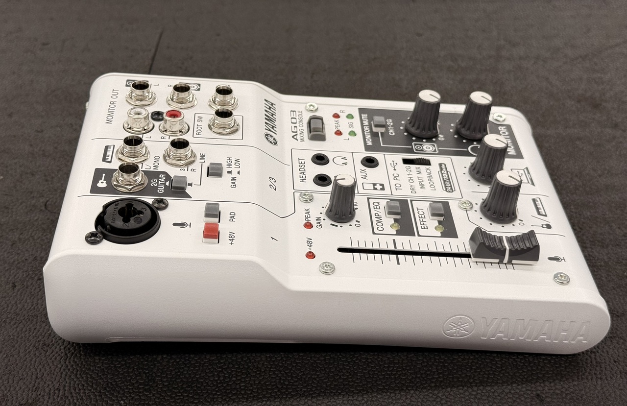 YAMAHA AG03 未使用品 未使用品】YAMAHA AG03 DJミキサー ホワイト Amazon | ヤマハ