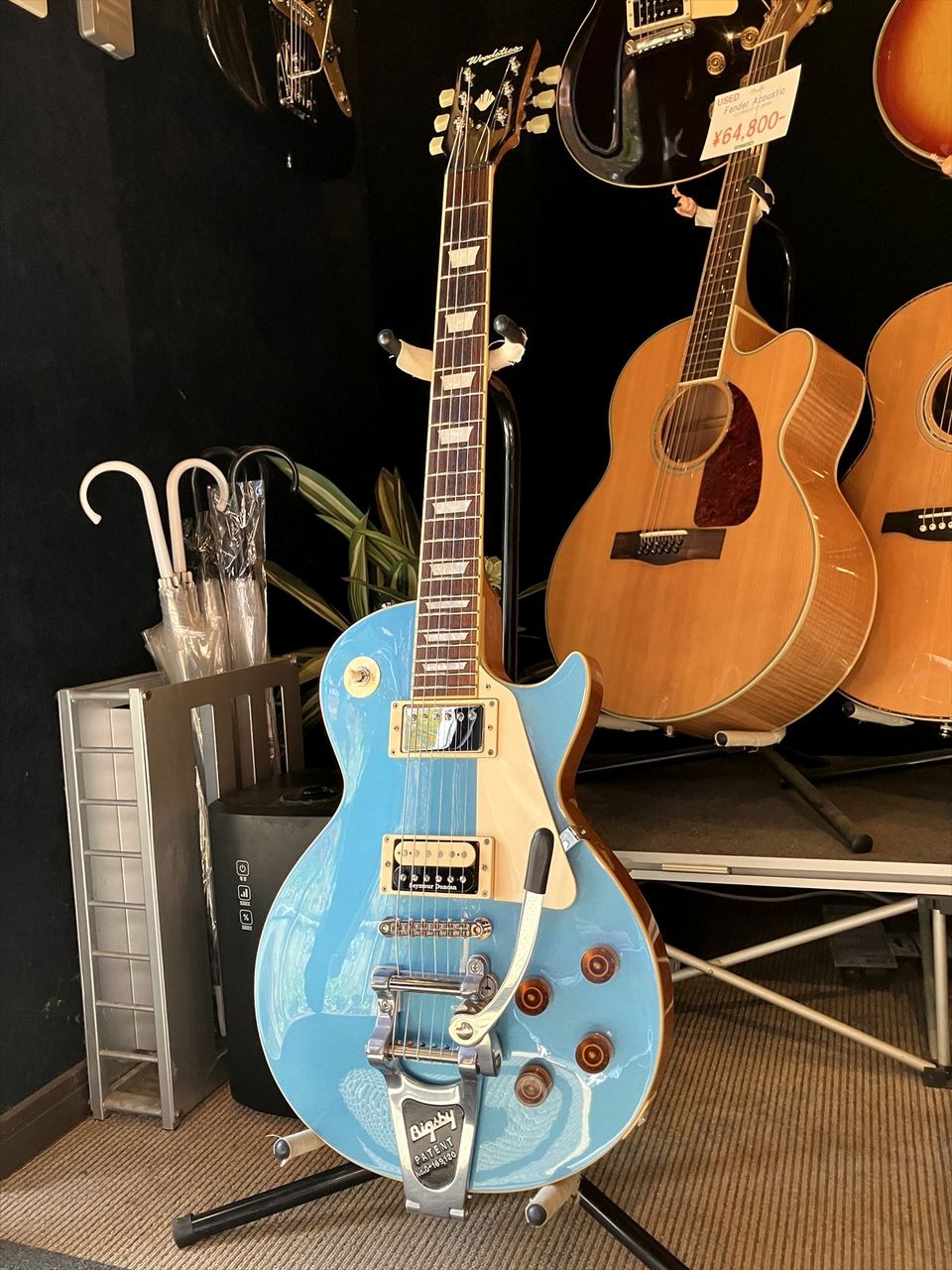 ESP Woodstics WS-LP-STD【Pelham blue】横山健 その他 WS-LP-STD/B (Pelham Blue) -Ken Yokoyama Produced