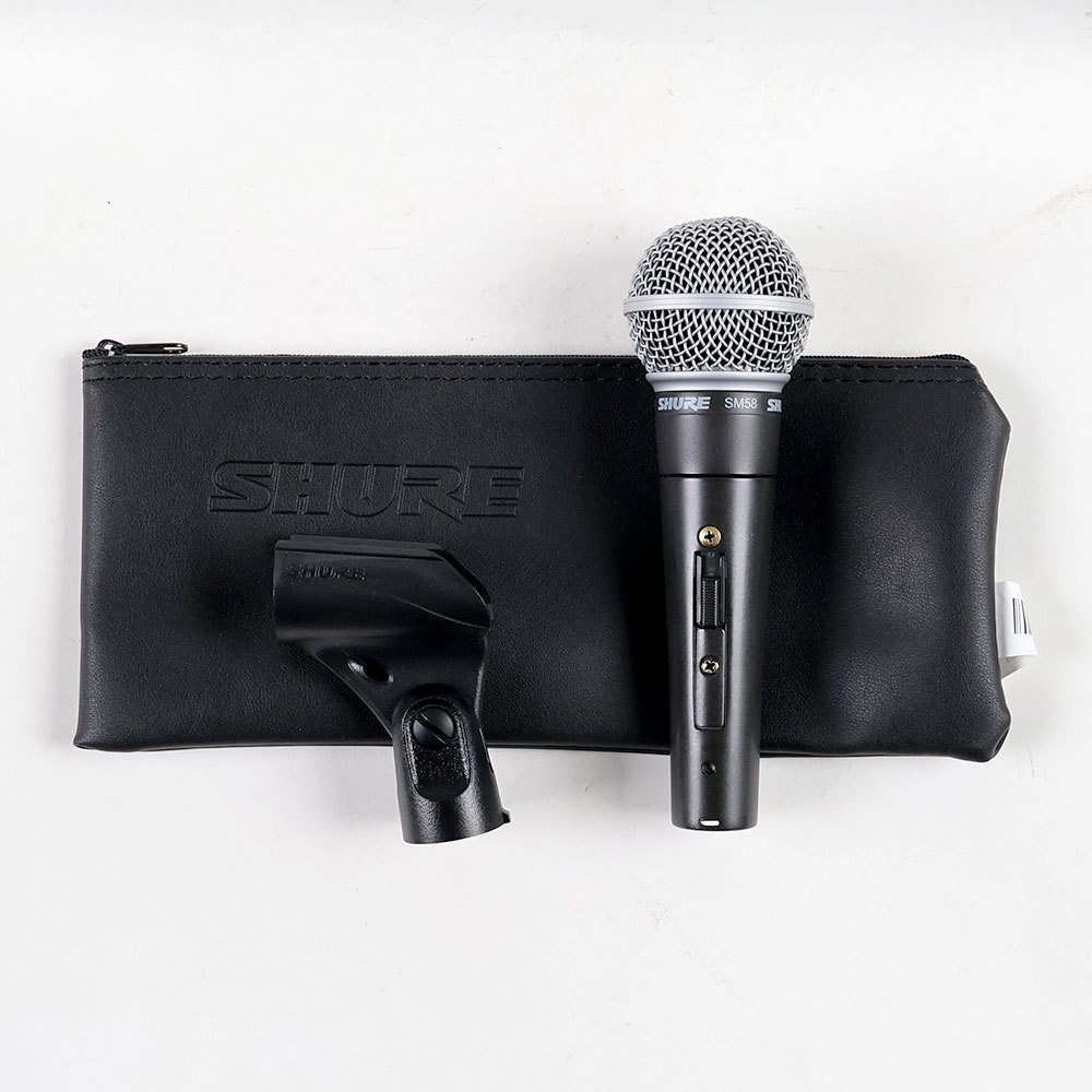 Shure 【中古】 マイク ダイナミックマイク SHURE SM58SE スイッチ付き