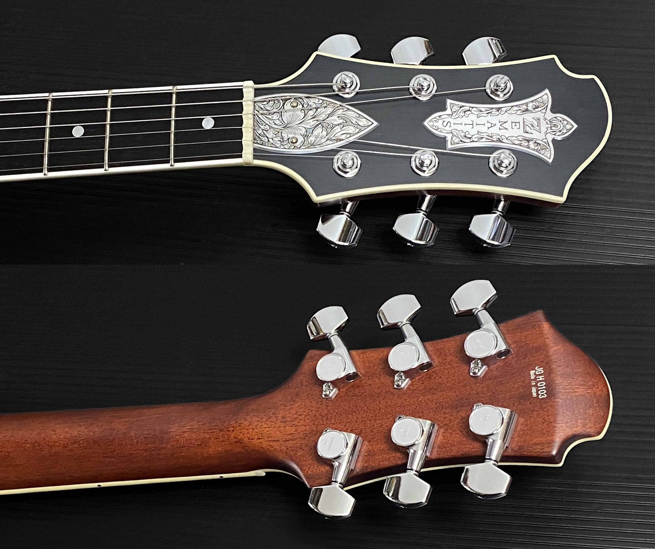 Zemaitis THE PORTRAIT Metal Front HISASHI Signature Model Natural