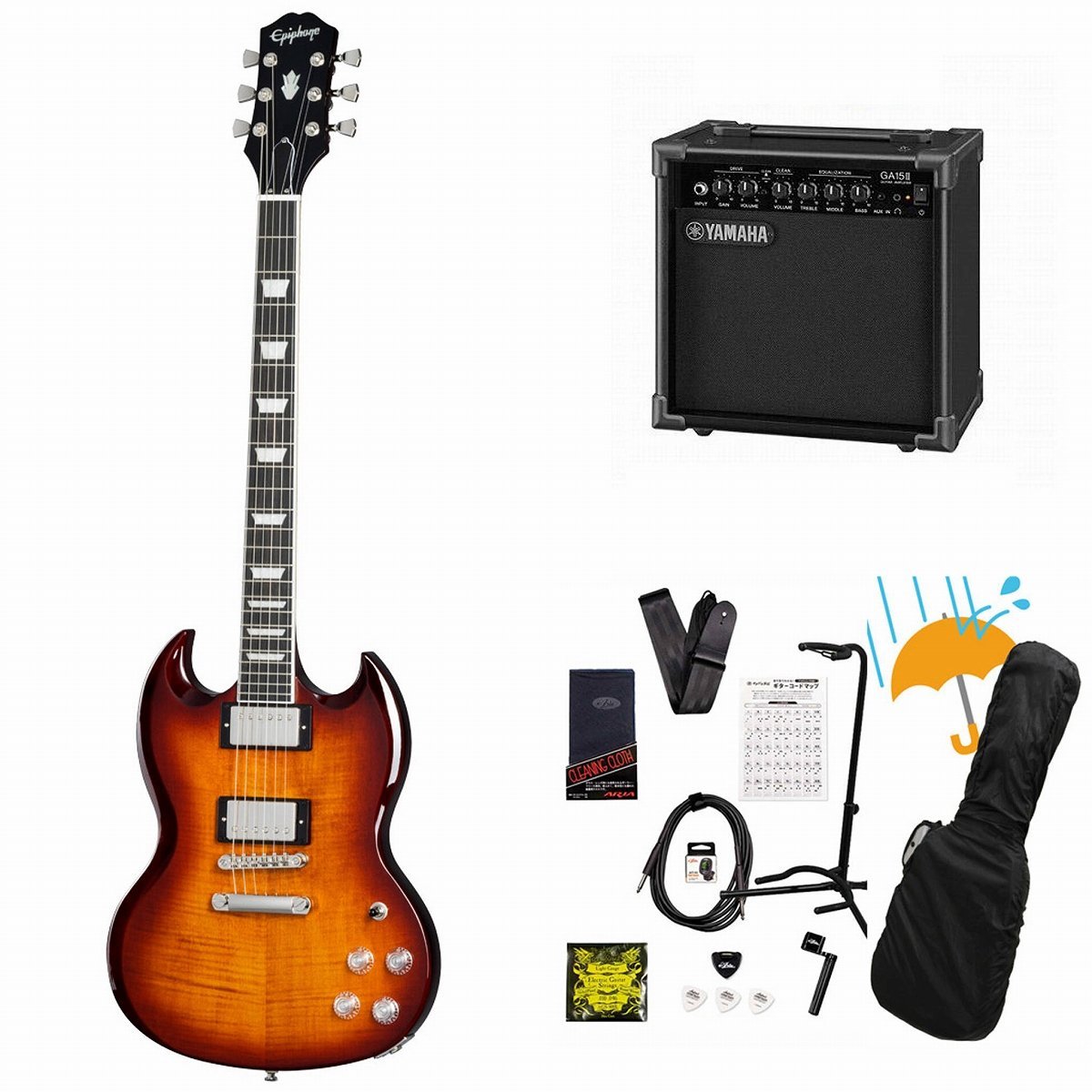 Epiphone Inspired by Gibson SG Modern Figured Mojave Burst  