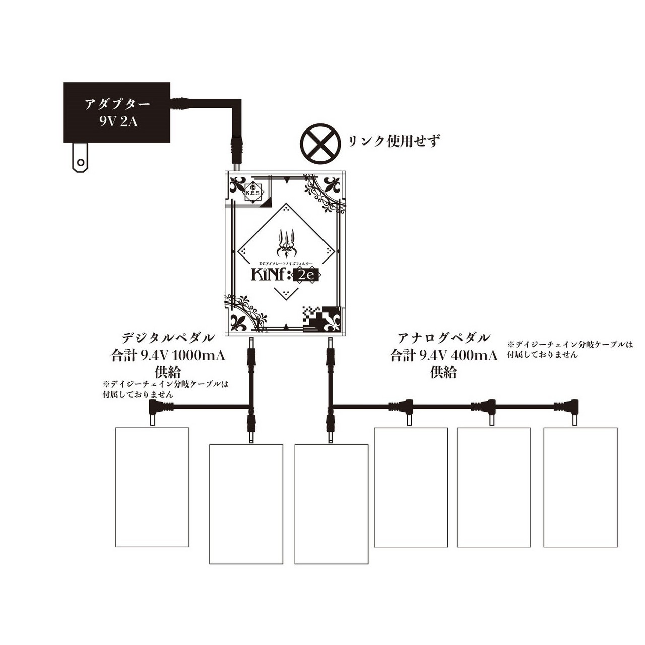 K.E.S KiNf:2e 【マルチタスク・ノイズフィルター】（新品）【楽器検索