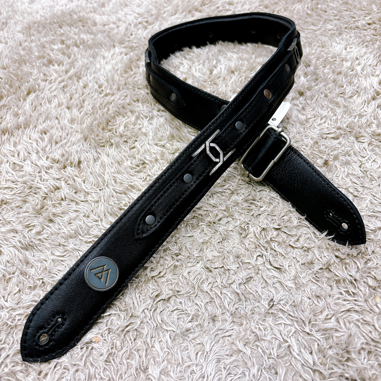 LAMANTA Square Short / LM72BSS : Black Leather & SilverParts（新品 