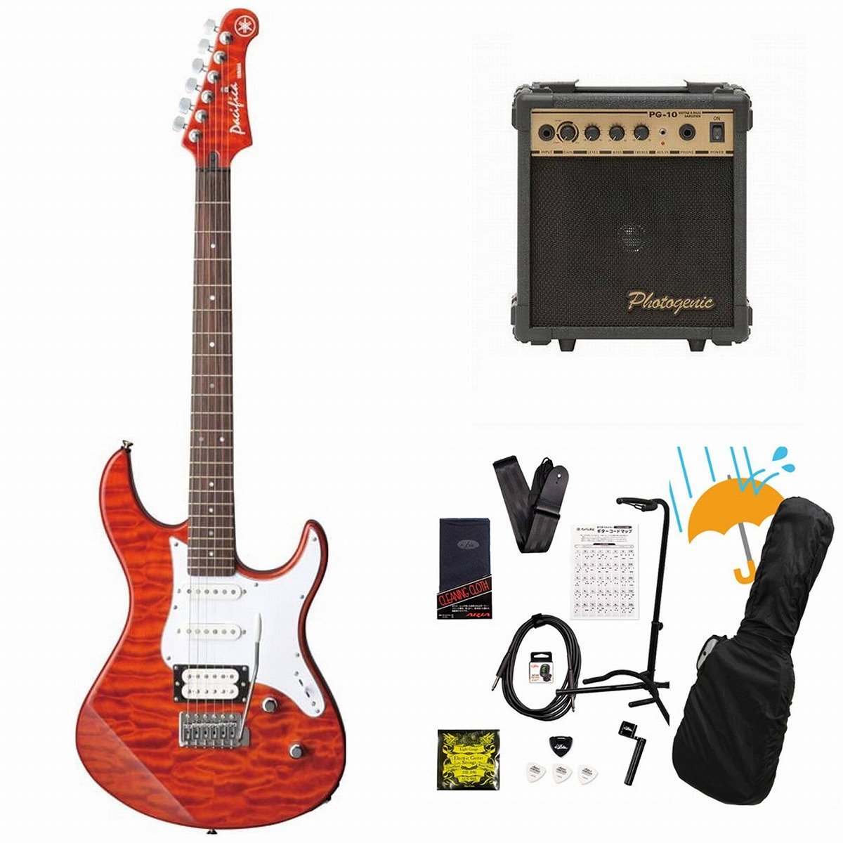 即発送 YAMAHA pacifica 212VQM Yamaha PAC212VQM TBS Pacifica Electric Guitar - Tobacco