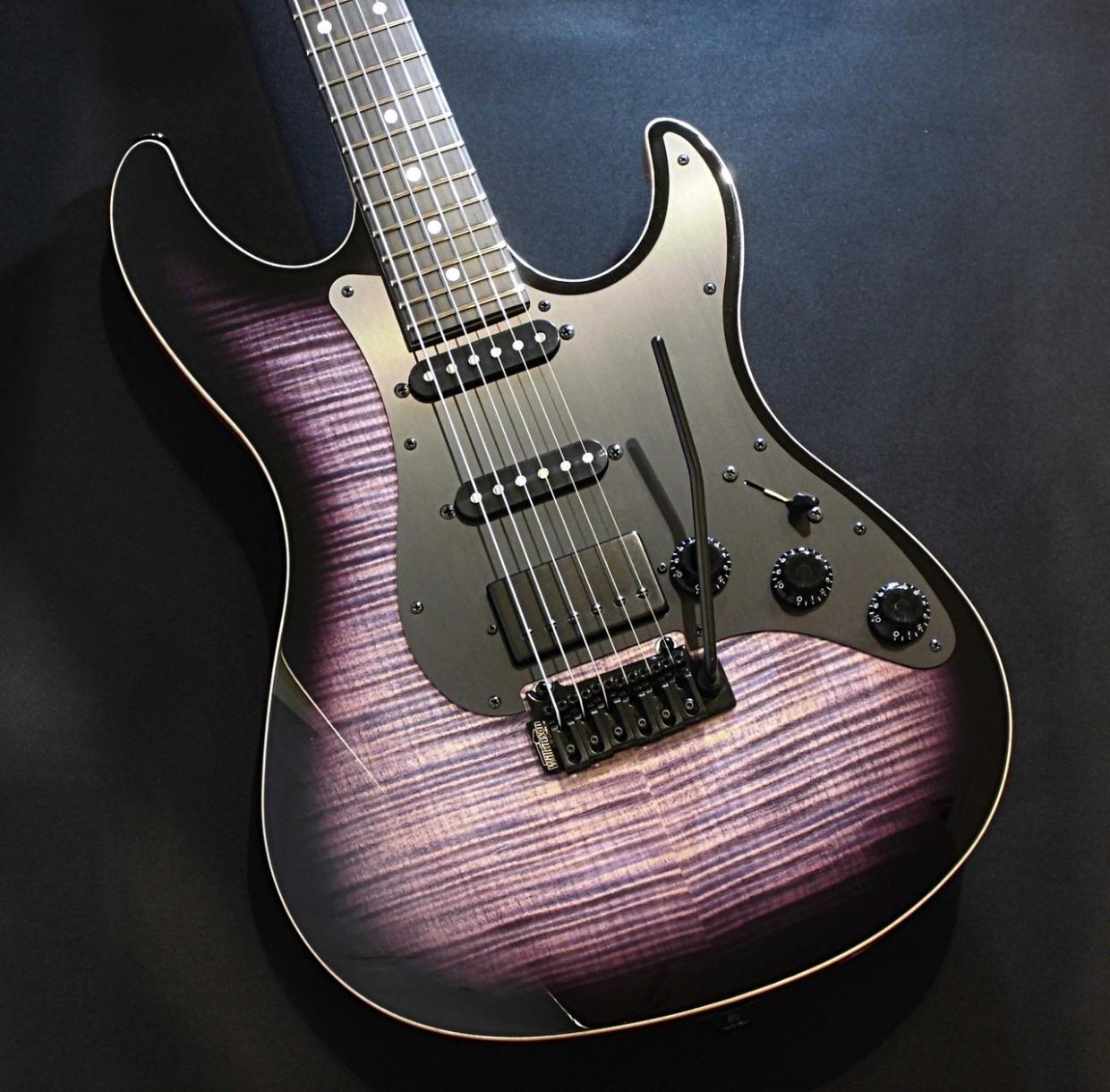 Black Smoker Futura-SV SSH / 4A Flame Maple Top / Purple Burst MH