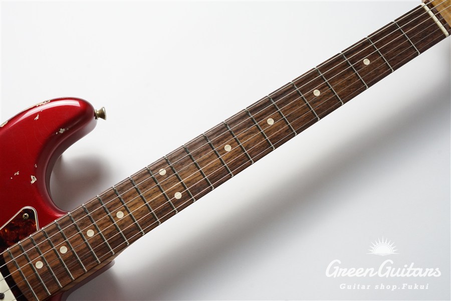 Xotic XSC-2 - Dark Candy Apple Red over 3 Tone Sunburst / Heavy