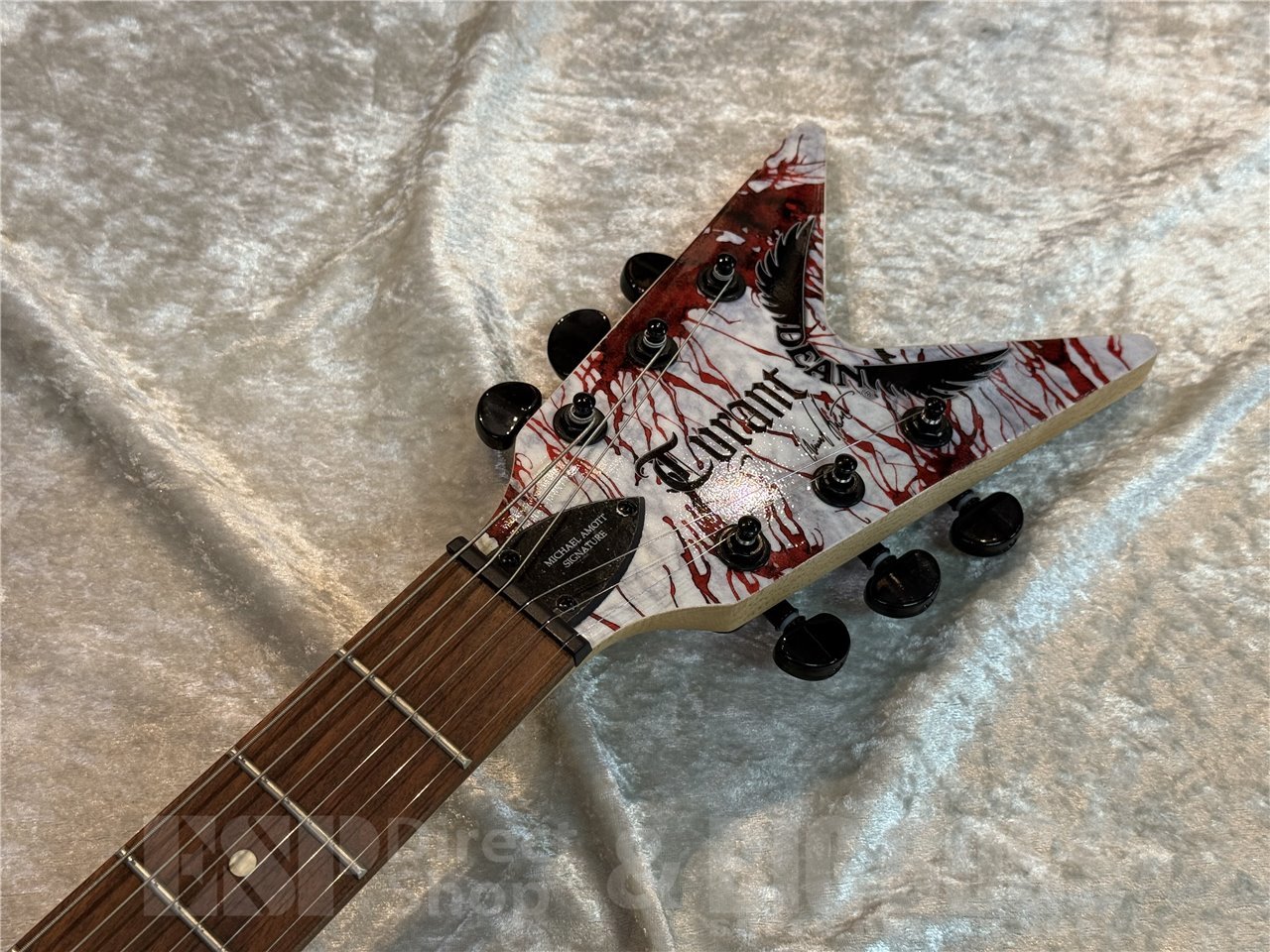 ギター DEAN Michael Amott Tyrant X Splatter Dean Guitars Michael Amott Tyrant X Splatter Electric Guitar