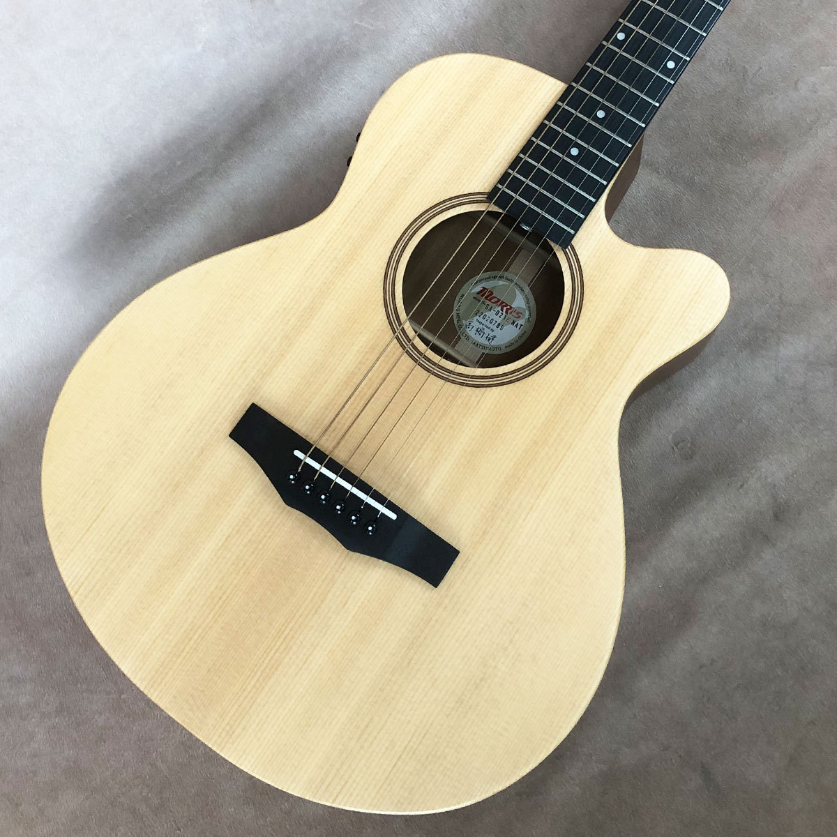 楽天市場】アコースティックギター エレアコ ミニギター Morris