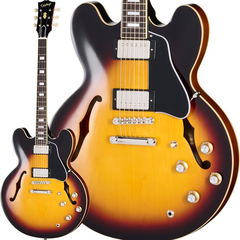 【日本製】エピフォン　ES-335 ギブソンヘッド epiphone ES-335 ギブソンヘッド 2000年の買取価格 | リサイクル