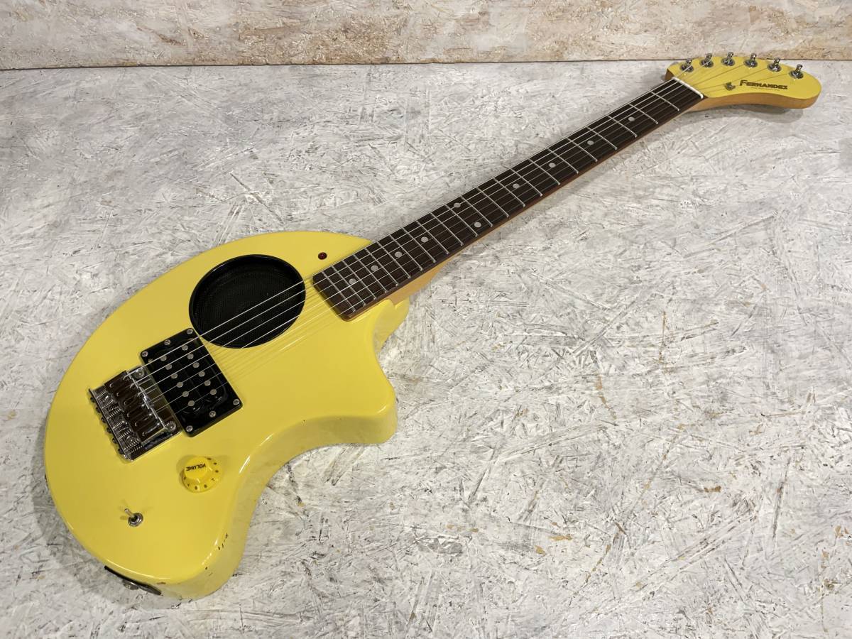 FERNANDES ZO-3 イエロー　完動品　弦高低く弾きやすいです　弦新品 FERNANDES ZO-3 イエロー 完動品 弦高低く弾きやすいです 弦新品 FERNANDES