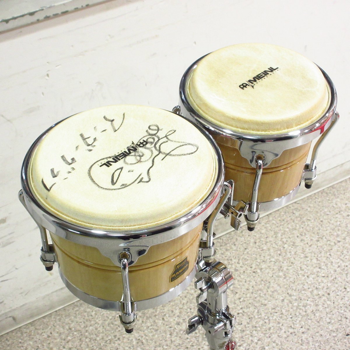 Meinl MARATHON SERIES WOOD BONGO ウッドボンゴ スタンド付き