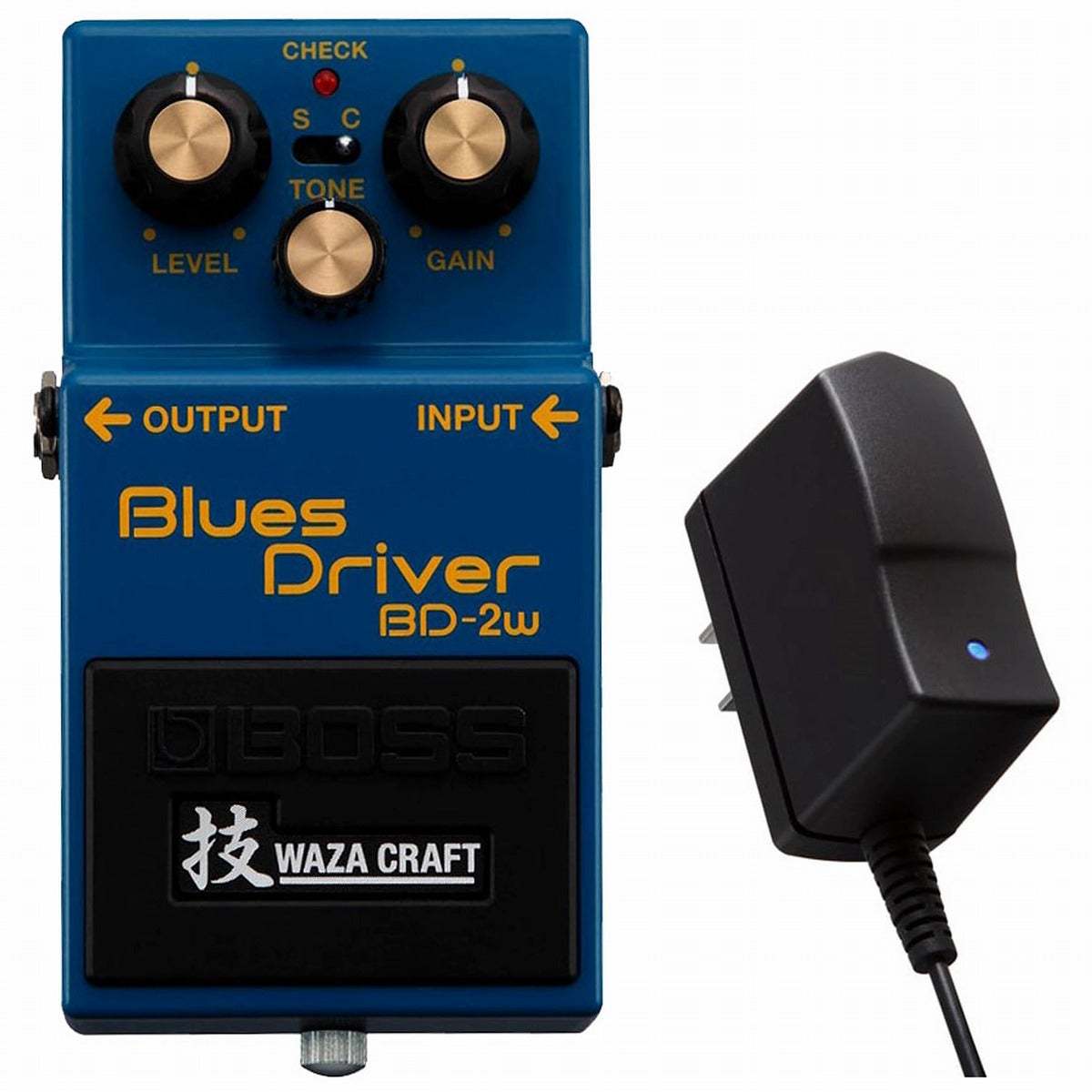 BOSS BD-2w Blues D 【おまけ：純正電源アダプタ】 BOSS BD-2W (J) Blues Driver［純正ACアダプター同時購入セット］技