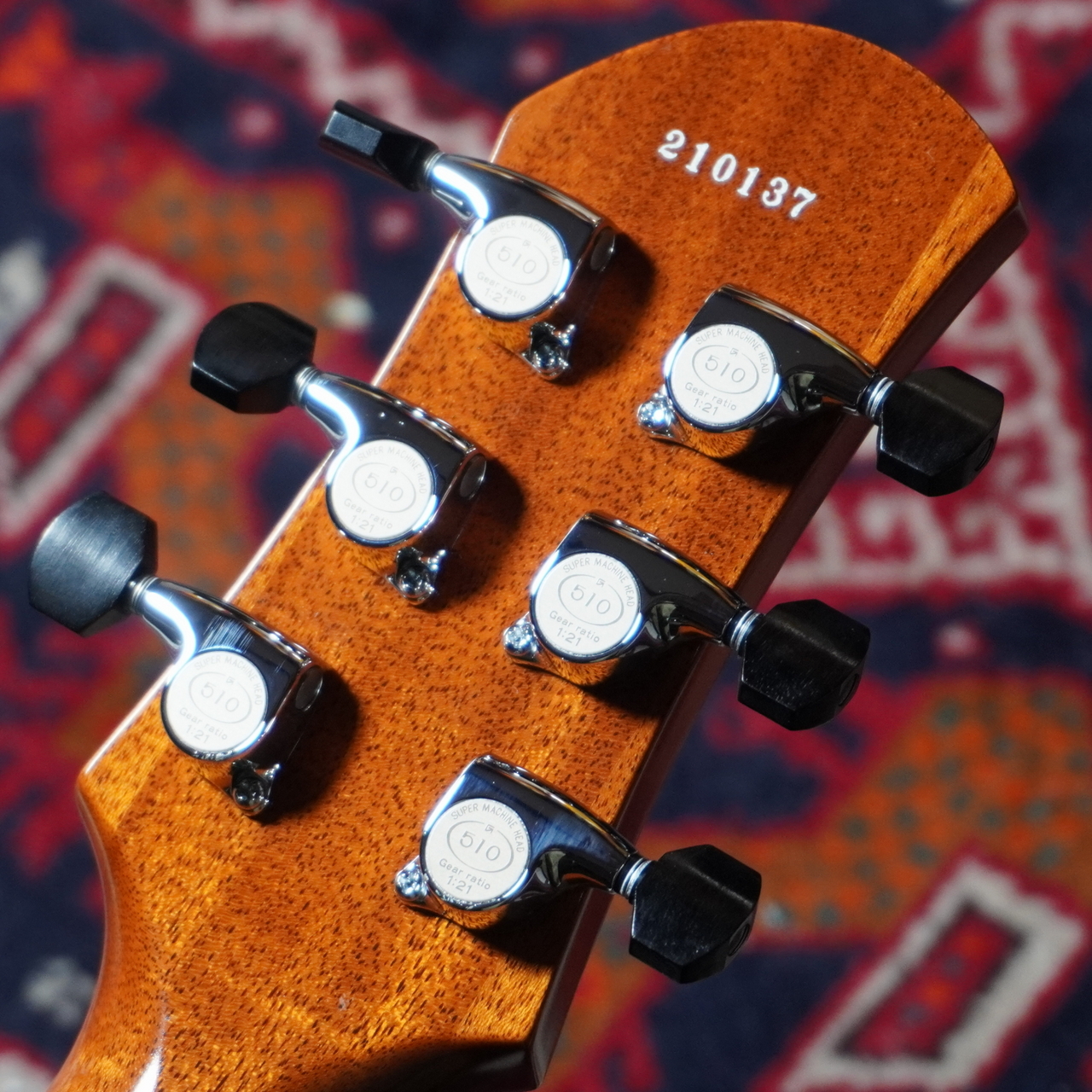 Bizen Works 2021 Grain Arched Quilted Mahogany Top Brown