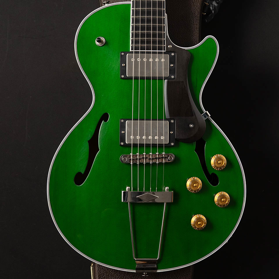 Bizen Works Grain Arched Spruce Trans Green #1018（新品）【楽器