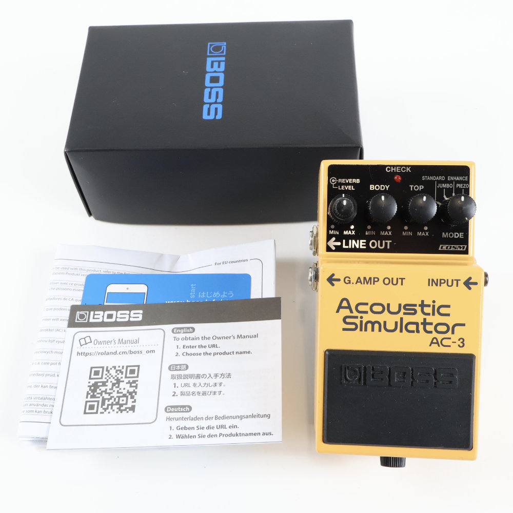 BOSS 【中古】 アコースティックシミュレーター エフェクター BOSS AC