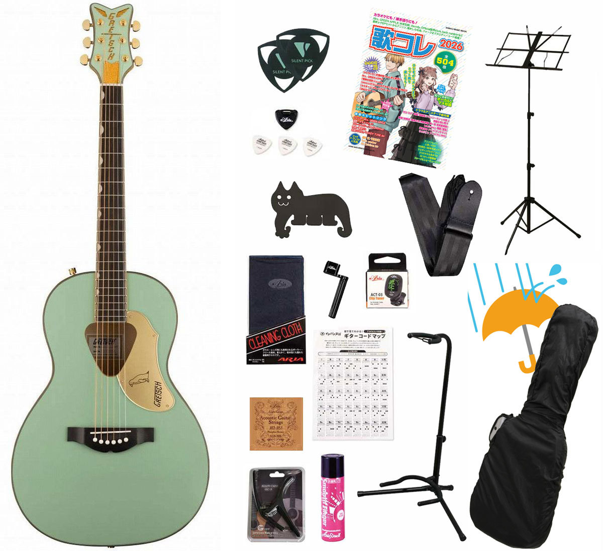 Gretsch G5021E Rancher Penguin Parlor Acoustic/Electric Mint
