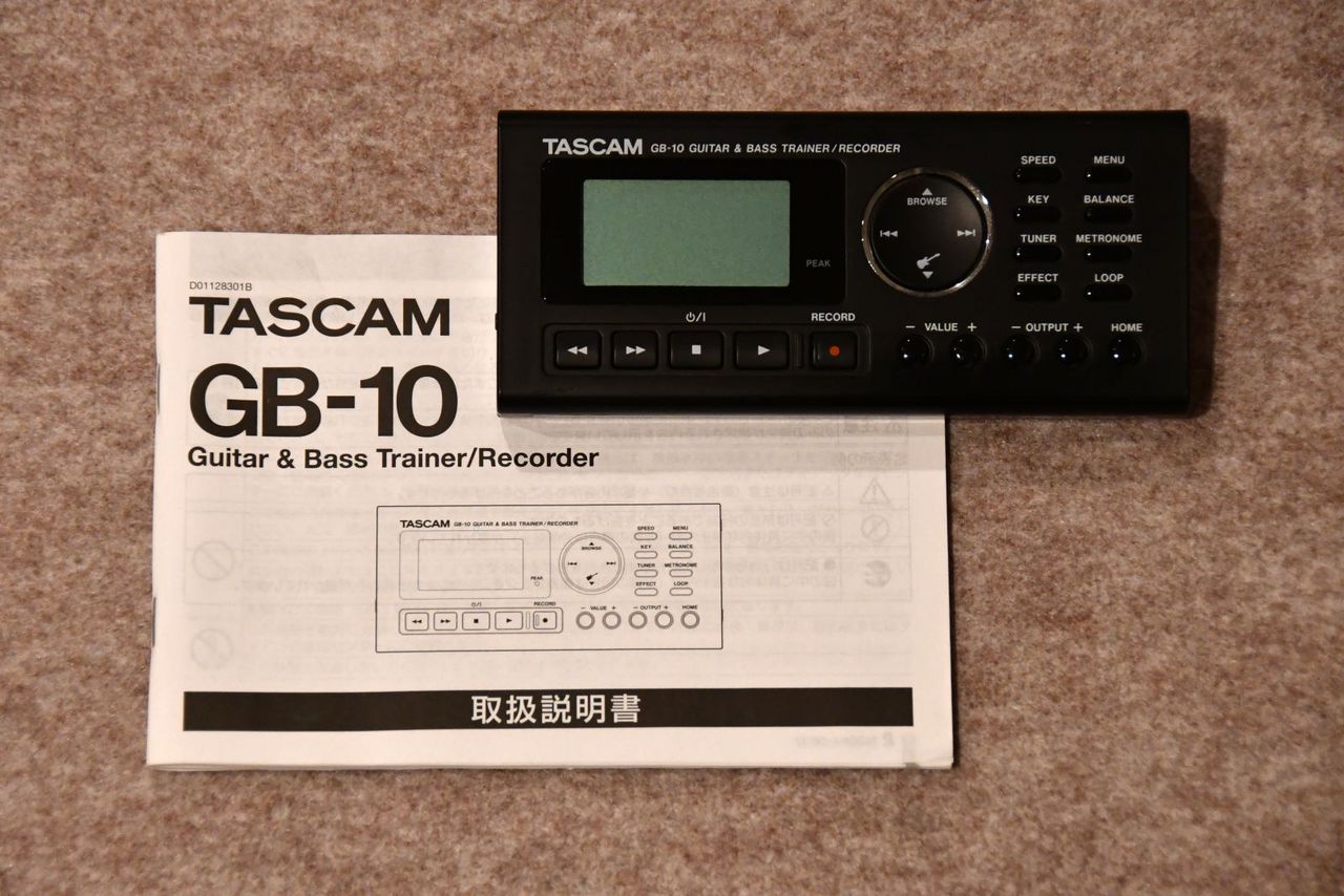 TASCAM GB-10 ギター&ベーストレーナーレコーダー-