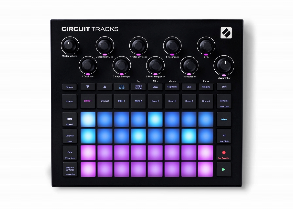 Novation Circuit Tracks グルーヴボックス Novation Circuit Tracks グルーブボックス【WEBSHOP】（新品/送料無料