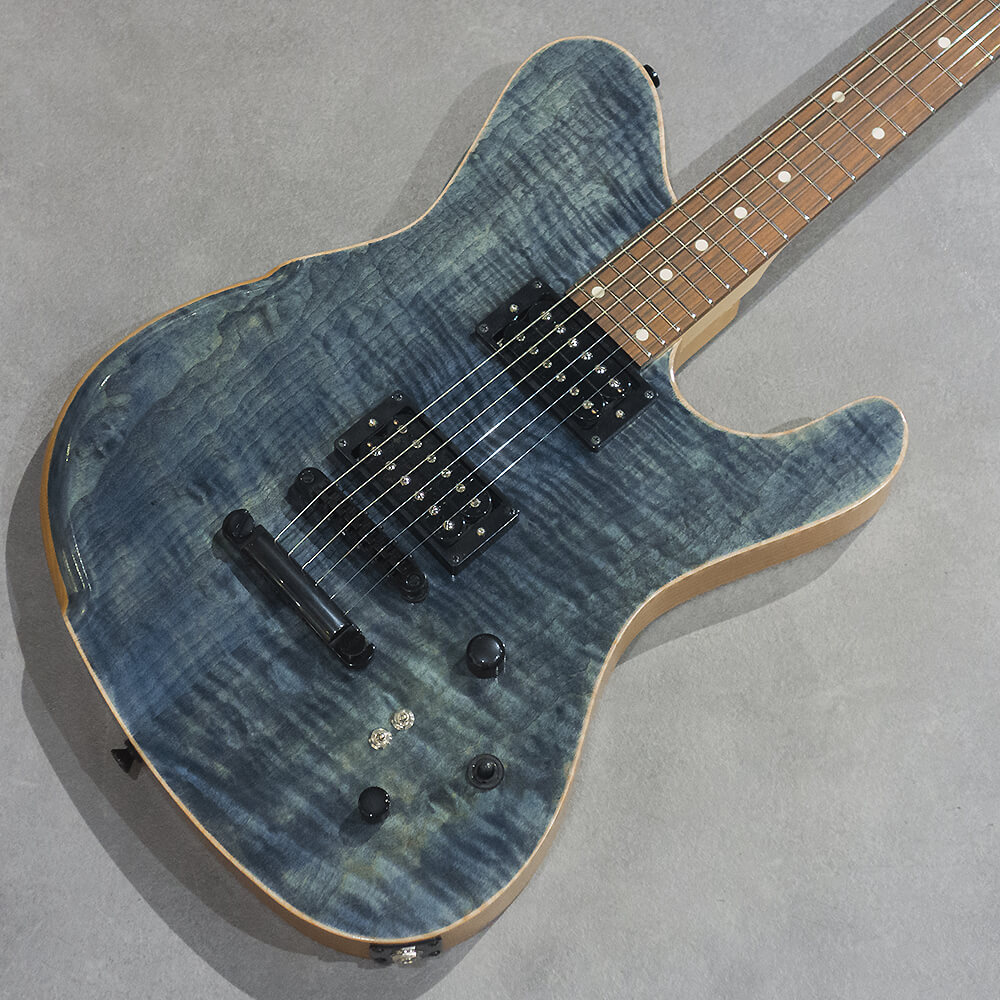 dragonfly border 666 エレキギター　エフェクター　楽器 dragonfly BORDER 666 Custom Flame Maple/Alder/Ome Blue