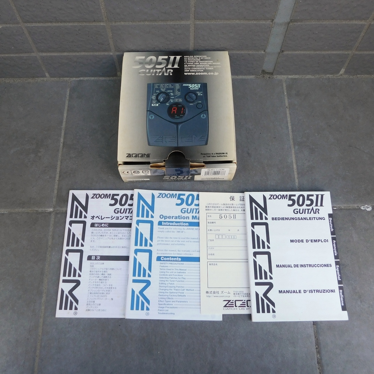 ZOOM 505Ⅱ マルチエフェクター（中古）【楽器検索デジマート】