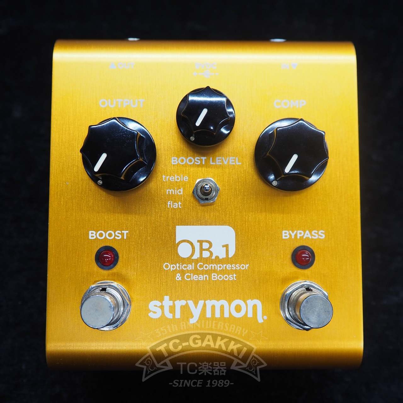 Strymon OB.1 コンプレッサーエフェクター Strymon OB.1 Optical Compressor & Clean Boost Pedal | Sweetwater