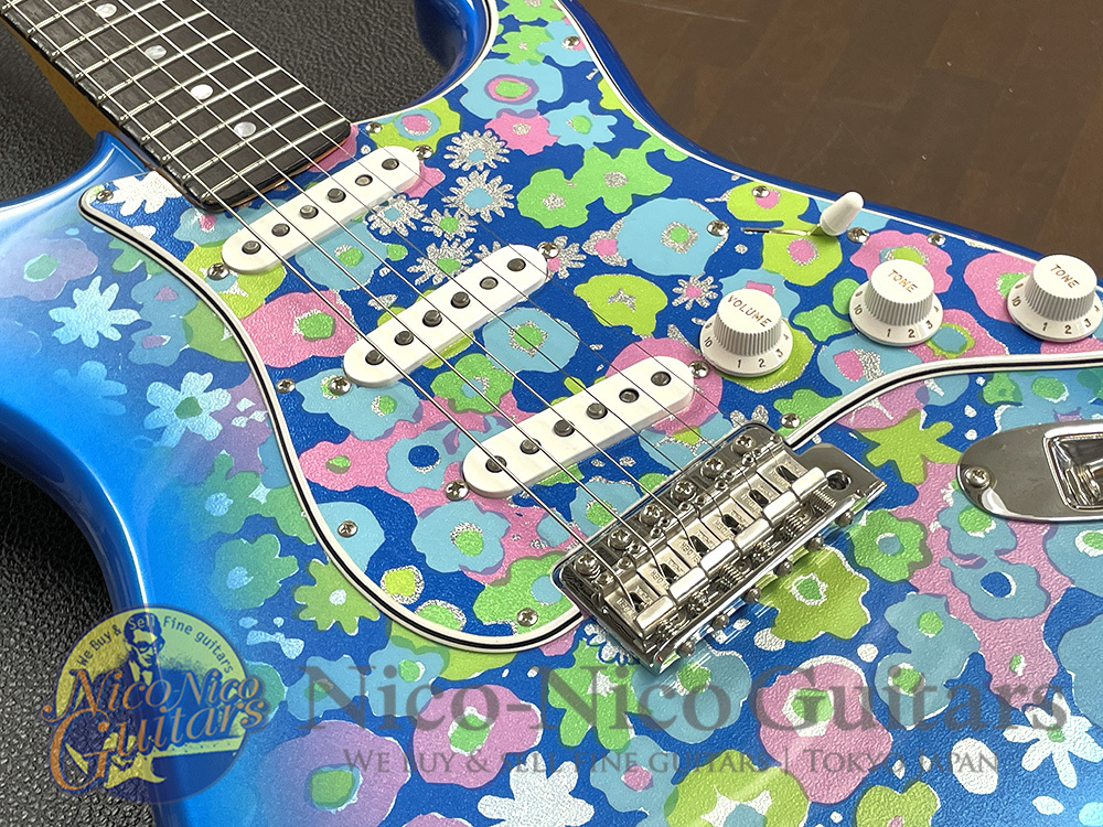 かわいい新作 Fender Japan Blue Flower フェンダー ブルーフラワー 