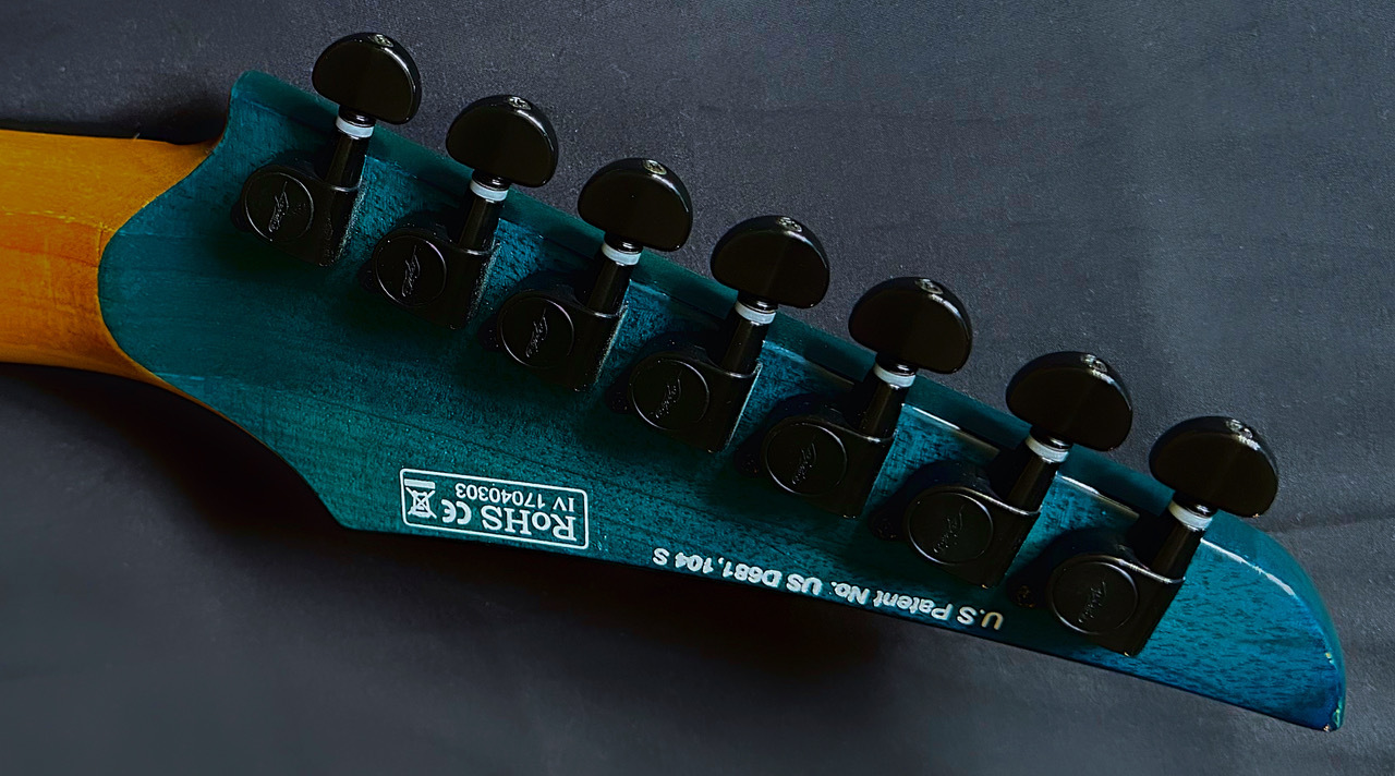 ギター Legator NR7-200 Legator Ninja R 200-SE Fanned-Fret 7-String Electric Guitar